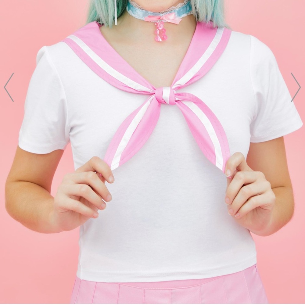 Dolls Kill Sassy Sailor Baby Tee
